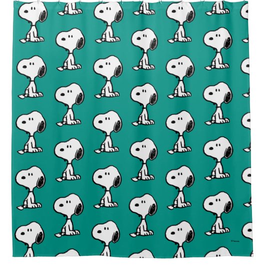 Erdnüsse | Snoopy Turns Duschvorhang (Vorderseite)