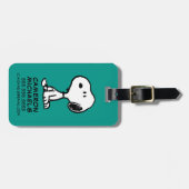 Erdnüsse | Snoopy Turns Gepäckanhänger (Vorderseite horizontal)