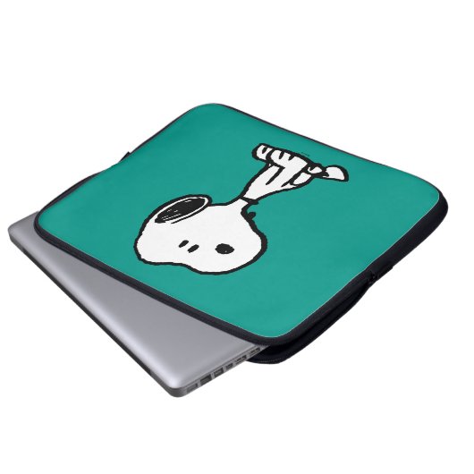 Erdnüsse | Snoopy Turns Laptopschutzhülle (Vorne Knopf)