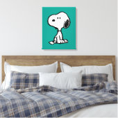 Erdnüsse | Snoopy Turns Leinwanddruck (Insitu (Schlafzimmer))