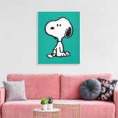Erdnüsse | Snoopy Turns Leinwanddruck (Insitu (Wohnzimmer))