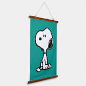 Erdnüsse | Snoopy Turns Wandteppich Mit Holzrahmen (Gewinkelt)