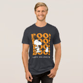 Erdnüsse | Snoopy und die Boos Tri-Blend Shirt (Vorderseite voll)