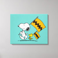 Erdnüsse | Snoopy- und Holzflaggen