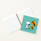 Erdnüsse | Snoopy- und Holzflaggen Notizblock (Innenseite)