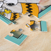 Erdnüsse | Snoopy- und Holzflaggen Puzzle (Seite)