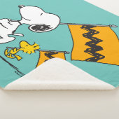 Erdnüsse | Snoopy- und Holzflaggen Sherpadecke (3/4)