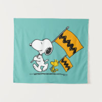 Erdnüsse | Snoopy- und Holzflaggen
