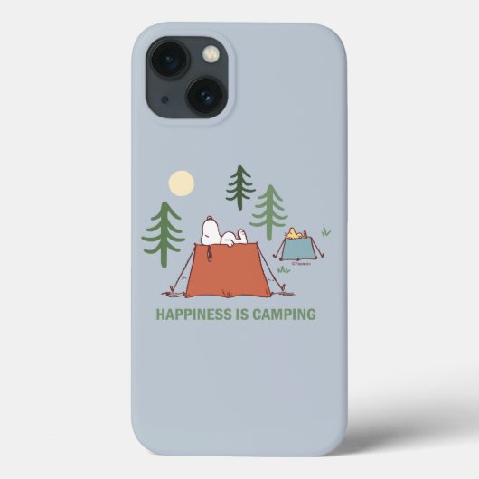 Erdnüsse | Snoopy und Holzpitching-Zelte Case-Mate iPhone Hülle (Rückseite)