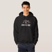 Erdnüsse | Snoopy und sein Motorrad Hoodie (Vorne ganz)