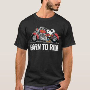 Erdnüsse   Snoopy und sein Motorrad T-Shirt