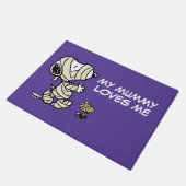 Erdnüsse | Snoopy und Waldmumies Fußmatte (Schrägansicht)