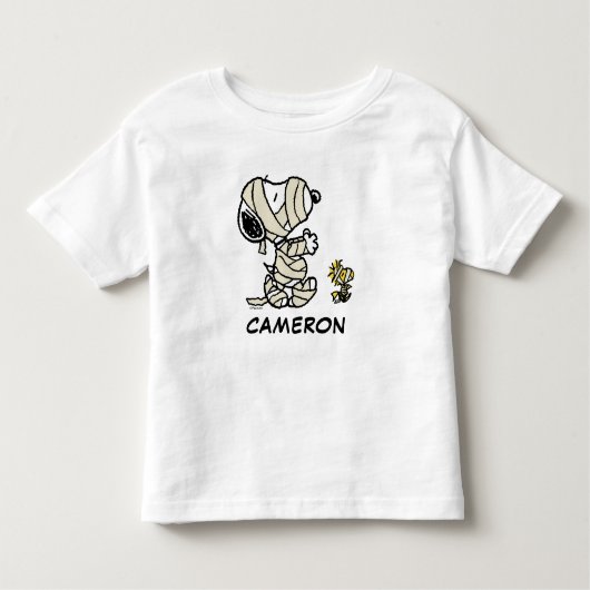 Erdnüsse | Snoopy und Waldmumies Kleinkind T-shirt (Vorderseite)