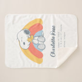 Erdnüsse | Snoopy und Waldrennbogen Sherpadecke (Vorderseite (Horizontal))