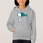 Erdnüsse | Snoopy Urlaub Glück Herz Hoodie (Vorderseite)