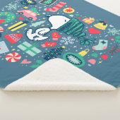 Erdnüsse | Snoopy Urlaub Glück Herz Sherpadecke (3/4)