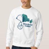 Erdnüsse | Snoopy Urlaub Glück Herz Sweatshirt (Vorderseite)