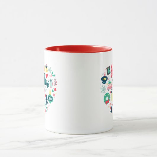 Erdnüsse | Snoopy Urlaub Glück Herz Tasse (Zentrum)