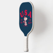 Erdnüsse | Snoopy USA Land of the Free Pickleball Schläger (Links)