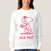 Erdnüsse | Snoopy USA Land of the Free Sweatshirt (Vorderseite)