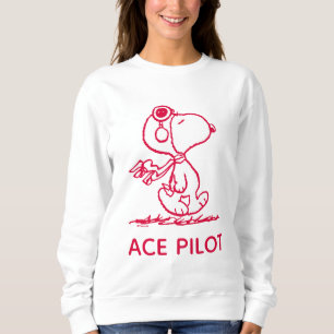 Erdnüsse Snoopy USA Land of the Free Sweatshirt