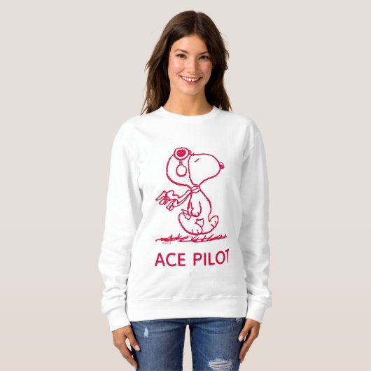 Erdnüsse | Snoopy USA Land of the Free Sweatshirt (Vorne ganz)