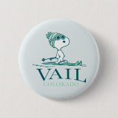 Erdnüsse | Snoopy Vail Colorado Button (Vorderseite)
