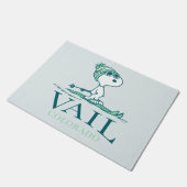Erdnüsse | Snoopy Vail Colorado Fußmatte (Schrägansicht)