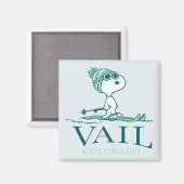 Erdnüsse | Snoopy Vail Colorado Magnet (Vorderseite/Rückseite)