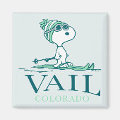 Erdnüsse | Snoopy Vail Colorado Magnet (Vorne)