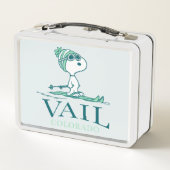 Erdnüsse | Snoopy Vail Colorado Metall Brotdose (Rückseite)