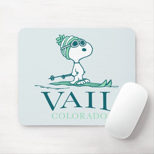 Erdnüsse | Snoopy Vail Colorado Mousepad (Mit Mouse)