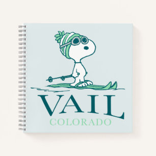 Erdnüsse   Snoopy Vail Colorado Notizblock