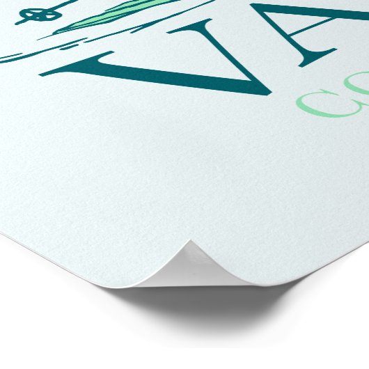 Erdnüsse | Snoopy Vail Colorado Poster (Ecke)