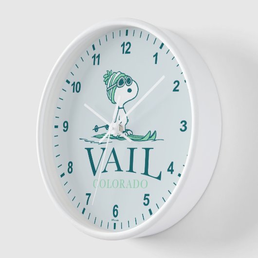 Erdnüsse | Snoopy Vail Colorado Uhr (Winkel)