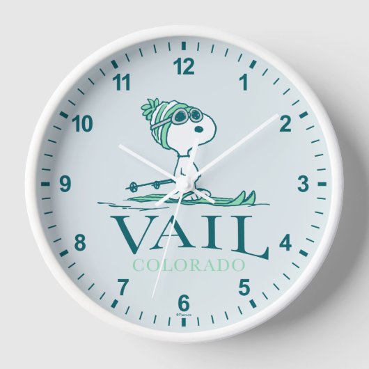 Erdnüsse | Snoopy Vail Colorado Uhr (Vorderseite)