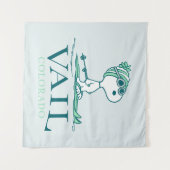 Erdnüsse | Snoopy Vail Colorado Wandteppich (Vorderseite (Horizontal))