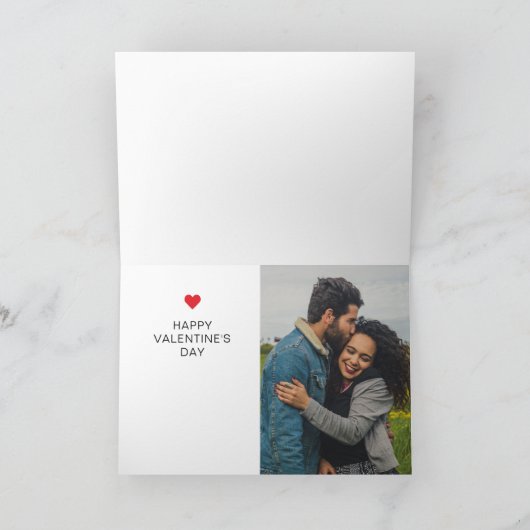 Erdnüsse | Snoopy Valentinstag Feiertagskarte (Innenseite)