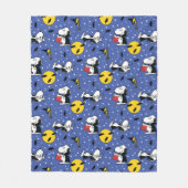 Erdnüsse | Snoopy Vampire Muster Fleecedecke (Vorderseite)