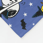 Erdnüsse | Snoopy Vampire Muster Fleecedecke (Ecke)