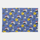 Erdnüsse | Snoopy Vampire Muster Geschirrtuch (Horizontal)