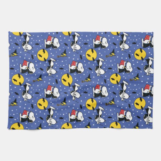 Erdnüsse | Snoopy Vampire Muster Geschirrtuch (Horizontal)