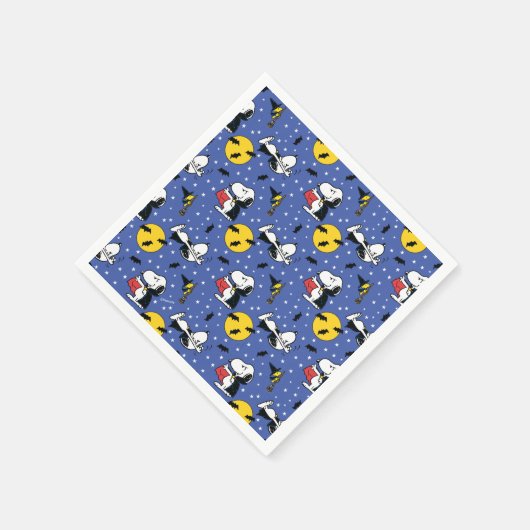 Erdnüsse | Snoopy Vampire Muster Serviette (Ecke)