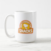 Erdnüsse | Snoopy Vergessen Sie nicht die Snacks Kaffeetasse (Links)