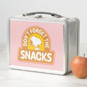 Erdnüsse | Snoopy Vergessen Sie nicht die Snacks Metall Brotdose (Beispiel)