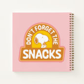 Erdnüsse | Snoopy Vergessen Sie nicht die Snacks Notizblock (Rückseite)