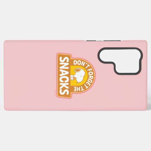 Erdnüsse | Snoopy Vergessen Sie nicht die Snacks Samsung Galaxy Hülle (Rückseite (Horizontal))