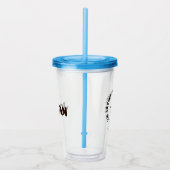 Erdnüsse | Snoopy versucht etwas Neues Acryltrinkbecher (Rechts)