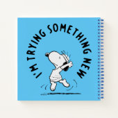 Erdnüsse | Snoopy versucht etwas Neues Notizblock (Rückseite)