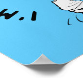 Erdnüsse | Snoopy versucht etwas Neues Poster (Ecke)